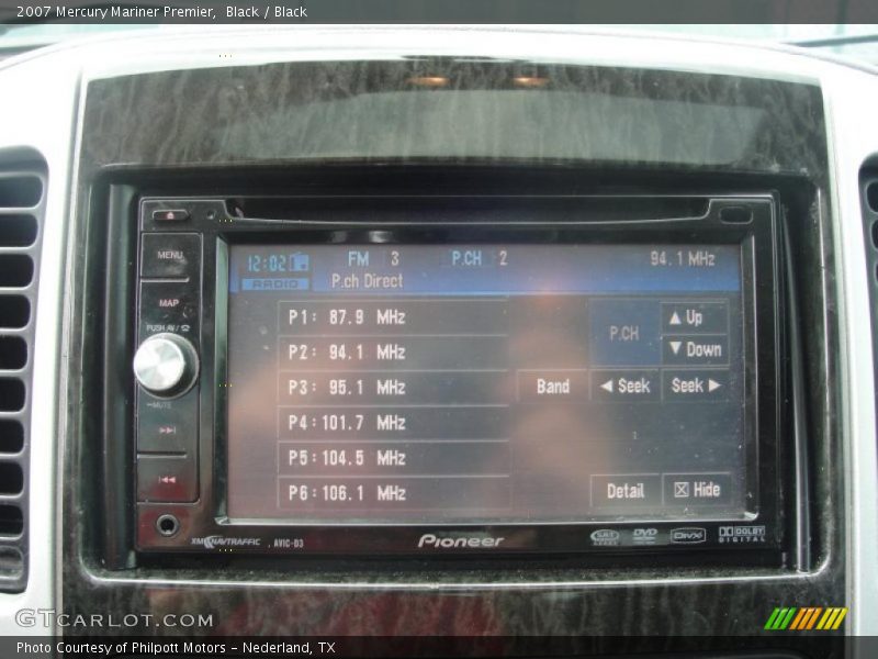 Black / Black 2007 Mercury Mariner Premier