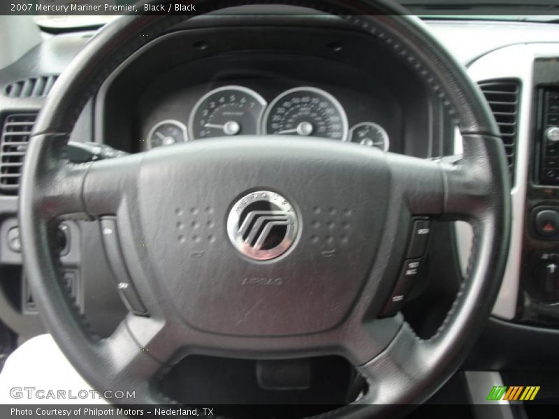 Black / Black 2007 Mercury Mariner Premier
