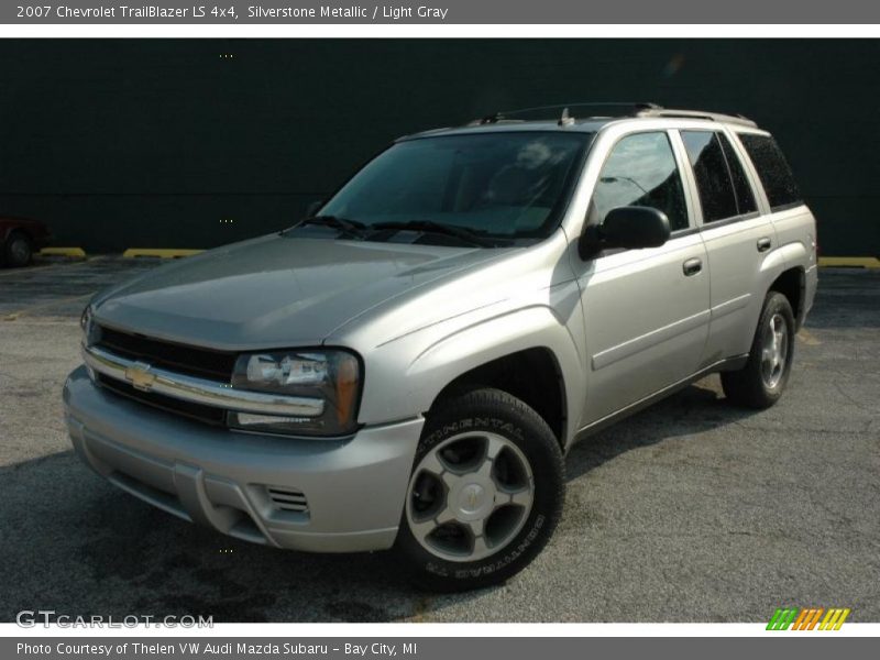 Silverstone Metallic / Light Gray 2007 Chevrolet TrailBlazer LS 4x4