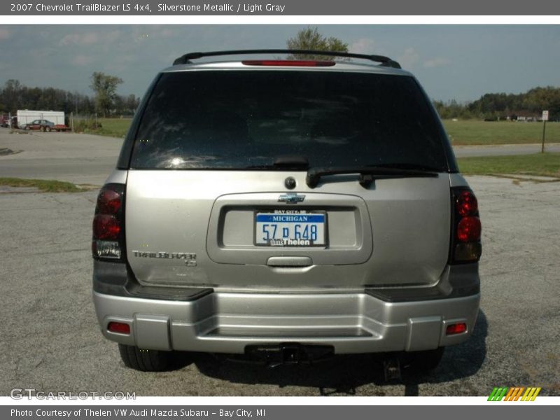 Silverstone Metallic / Light Gray 2007 Chevrolet TrailBlazer LS 4x4