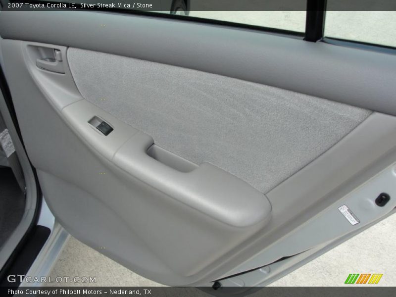 Silver Streak Mica / Stone 2007 Toyota Corolla LE