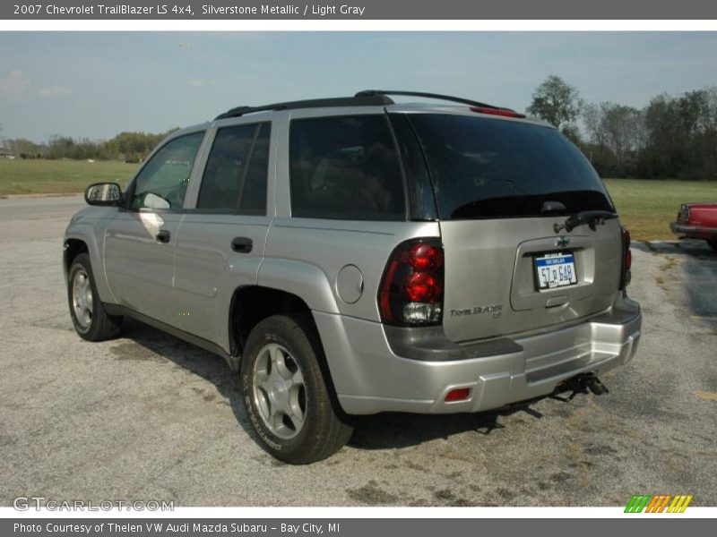 Silverstone Metallic / Light Gray 2007 Chevrolet TrailBlazer LS 4x4