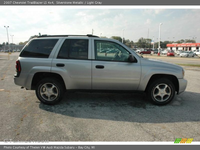 Silverstone Metallic / Light Gray 2007 Chevrolet TrailBlazer LS 4x4