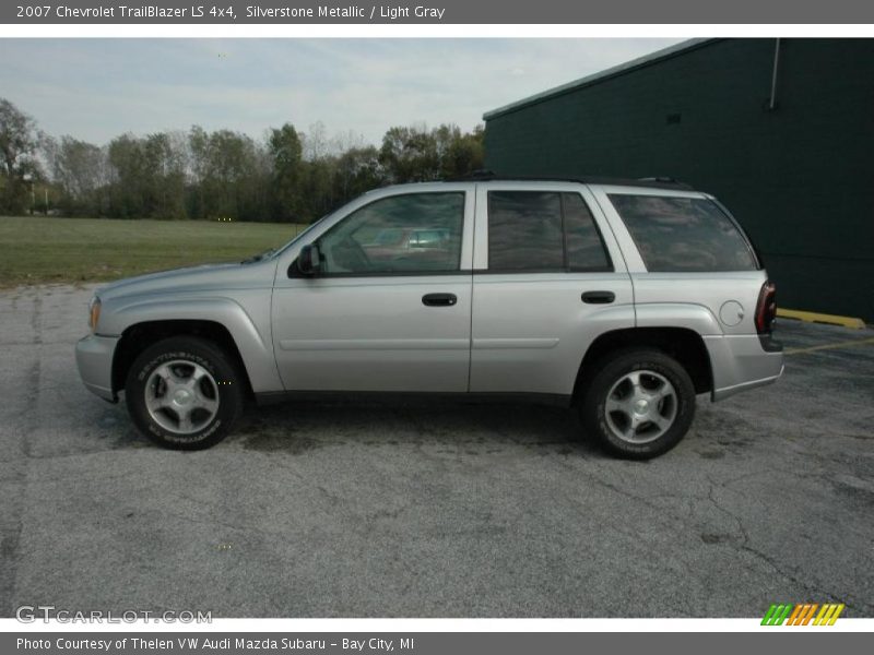 Silverstone Metallic / Light Gray 2007 Chevrolet TrailBlazer LS 4x4