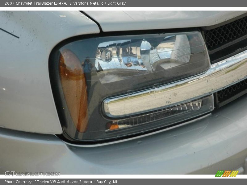 Silverstone Metallic / Light Gray 2007 Chevrolet TrailBlazer LS 4x4