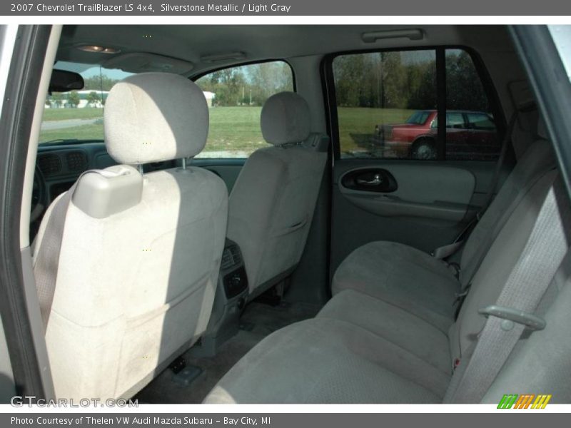 Silverstone Metallic / Light Gray 2007 Chevrolet TrailBlazer LS 4x4