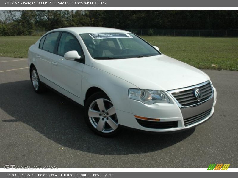 Candy White / Black 2007 Volkswagen Passat 2.0T Sedan