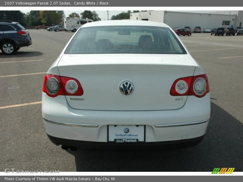 Candy White / Black 2007 Volkswagen Passat 2.0T Sedan