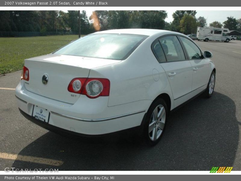 Candy White / Black 2007 Volkswagen Passat 2.0T Sedan