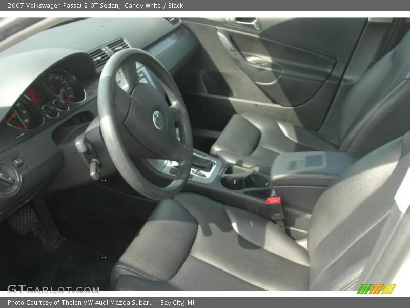 Candy White / Black 2007 Volkswagen Passat 2.0T Sedan