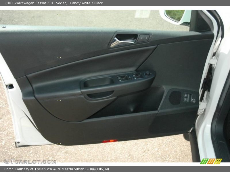 Candy White / Black 2007 Volkswagen Passat 2.0T Sedan