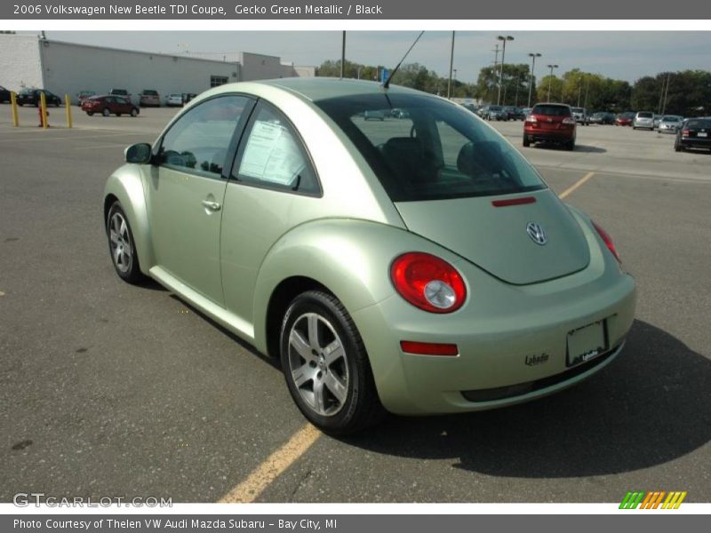 Gecko Green Metallic / Black 2006 Volkswagen New Beetle TDI Coupe