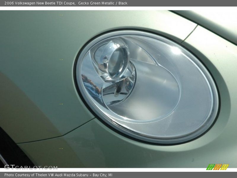 Gecko Green Metallic / Black 2006 Volkswagen New Beetle TDI Coupe