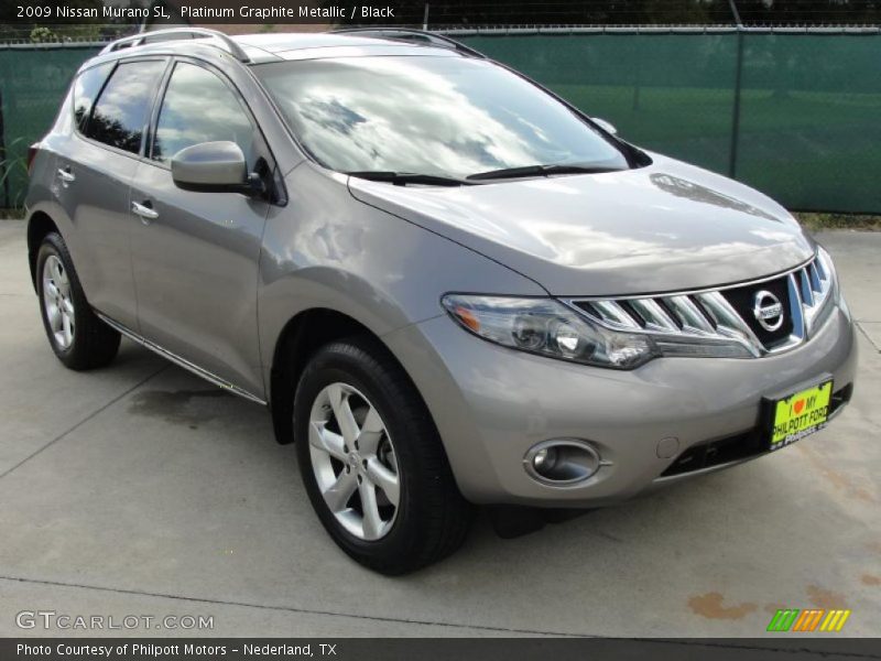 Platinum Graphite Metallic / Black 2009 Nissan Murano SL