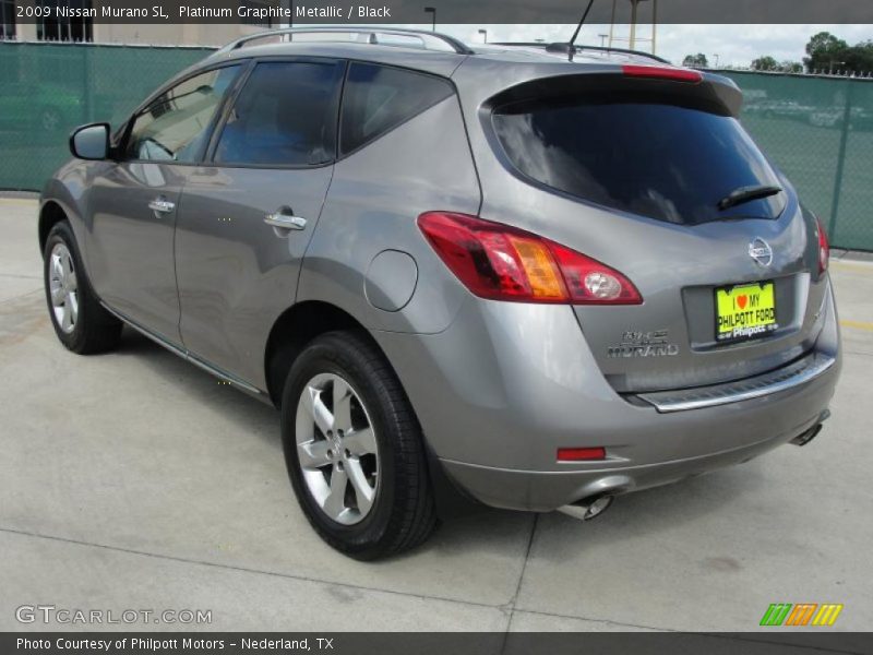 Platinum Graphite Metallic / Black 2009 Nissan Murano SL