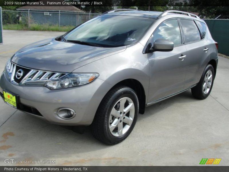 Platinum Graphite Metallic / Black 2009 Nissan Murano SL