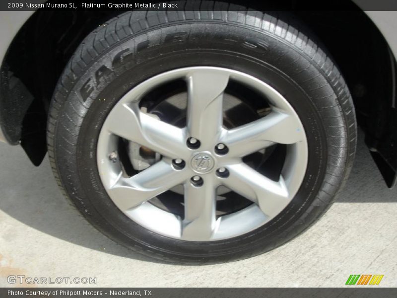 Platinum Graphite Metallic / Black 2009 Nissan Murano SL
