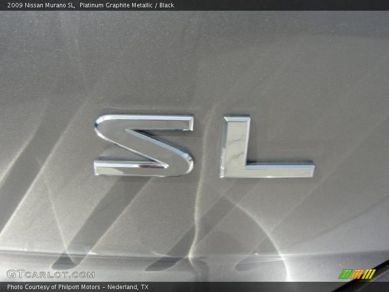 Platinum Graphite Metallic / Black 2009 Nissan Murano SL