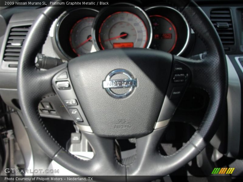 Platinum Graphite Metallic / Black 2009 Nissan Murano SL