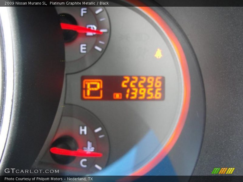 Platinum Graphite Metallic / Black 2009 Nissan Murano SL