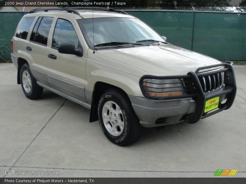 Champagne Pearlcoat / Taupe 2000 Jeep Grand Cherokee Laredo