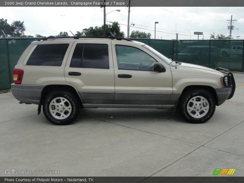 Champagne Pearlcoat / Taupe 2000 Jeep Grand Cherokee Laredo