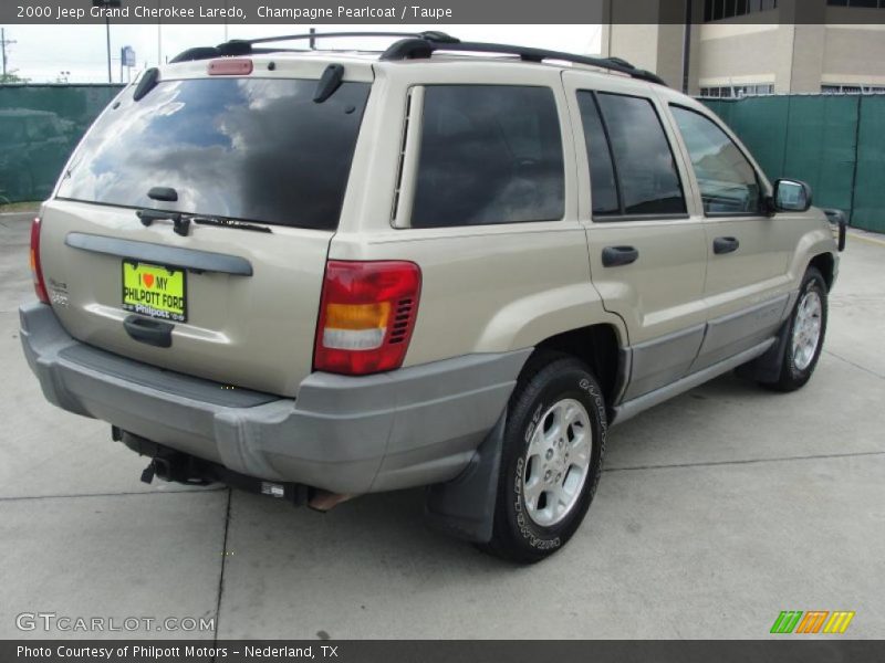 Champagne Pearlcoat / Taupe 2000 Jeep Grand Cherokee Laredo