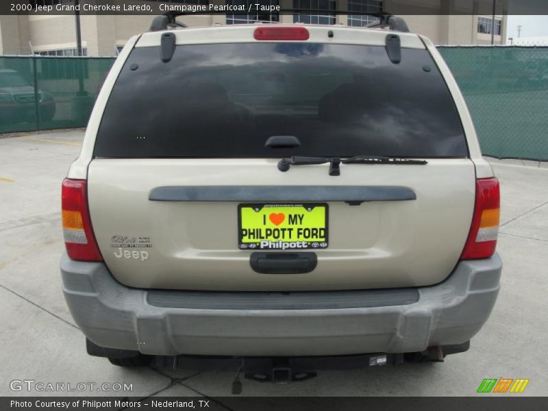 Champagne Pearlcoat / Taupe 2000 Jeep Grand Cherokee Laredo