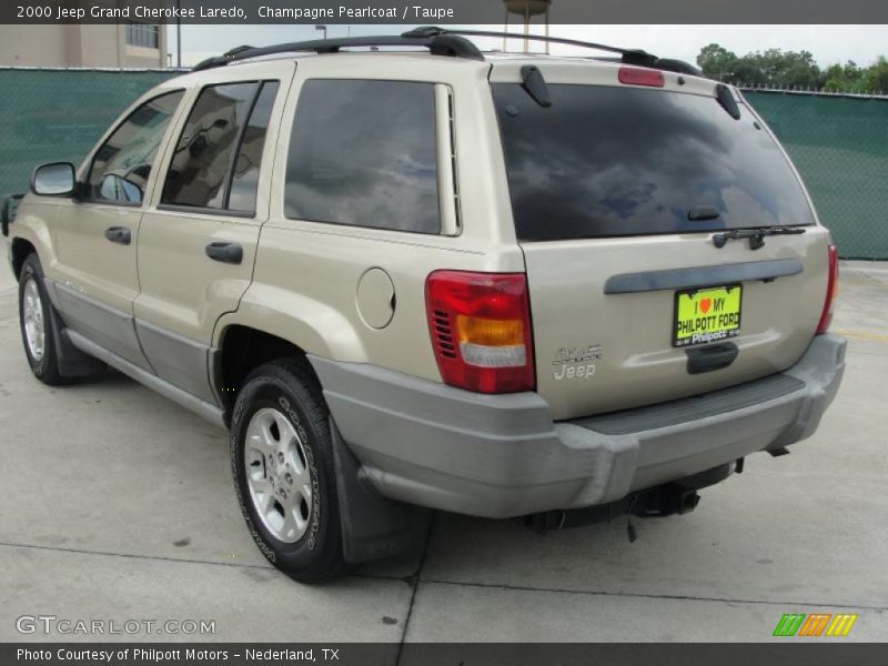 Champagne Pearlcoat / Taupe 2000 Jeep Grand Cherokee Laredo