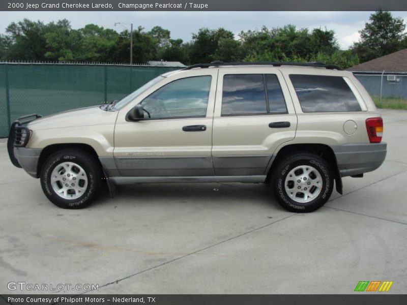 Champagne Pearlcoat / Taupe 2000 Jeep Grand Cherokee Laredo
