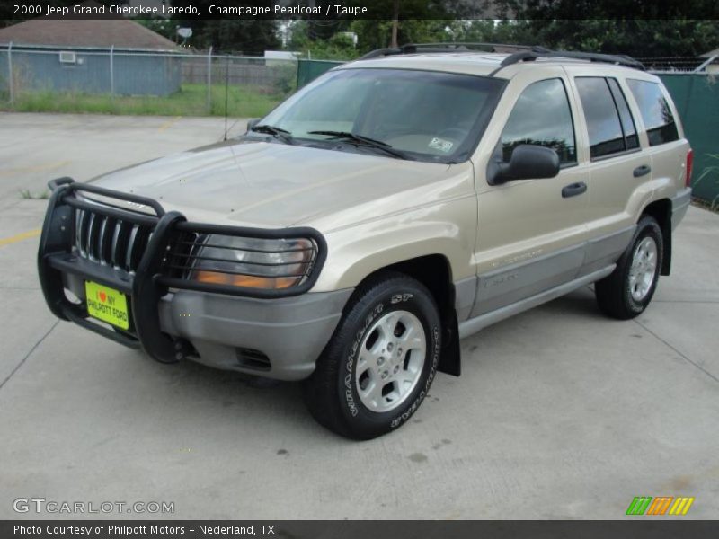 Champagne Pearlcoat / Taupe 2000 Jeep Grand Cherokee Laredo