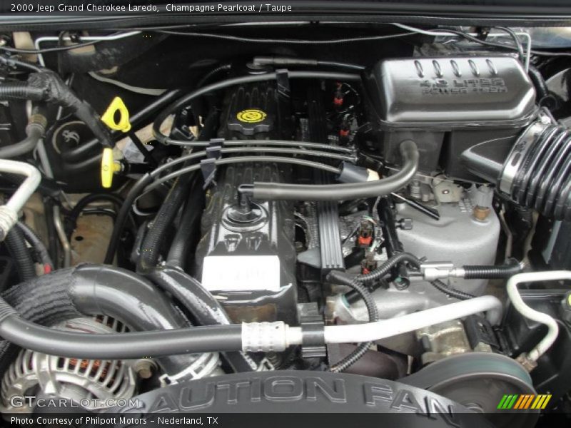 Champagne Pearlcoat / Taupe 2000 Jeep Grand Cherokee Laredo