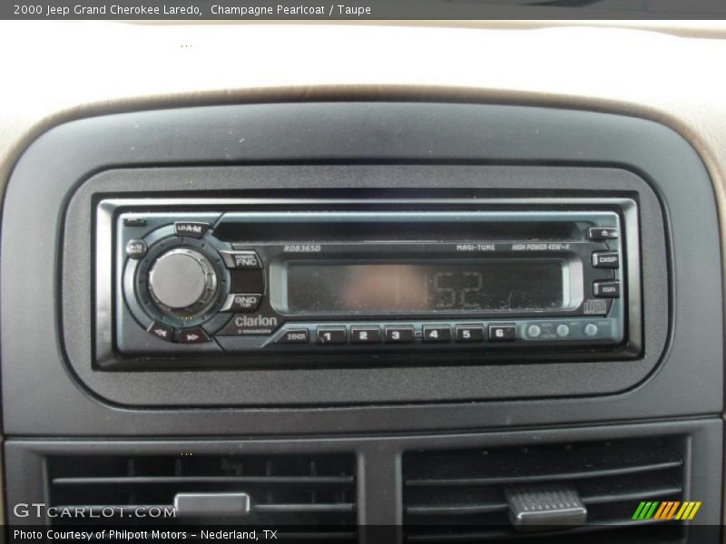 Champagne Pearlcoat / Taupe 2000 Jeep Grand Cherokee Laredo