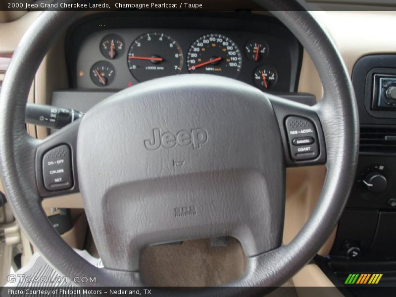Champagne Pearlcoat / Taupe 2000 Jeep Grand Cherokee Laredo
