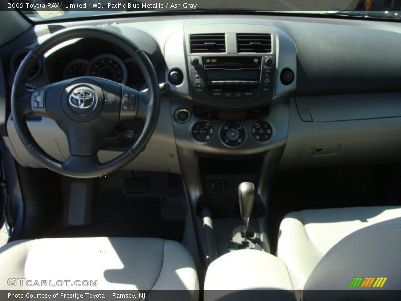 Pacific Blue Metallic / Ash Gray 2009 Toyota RAV4 Limited 4WD