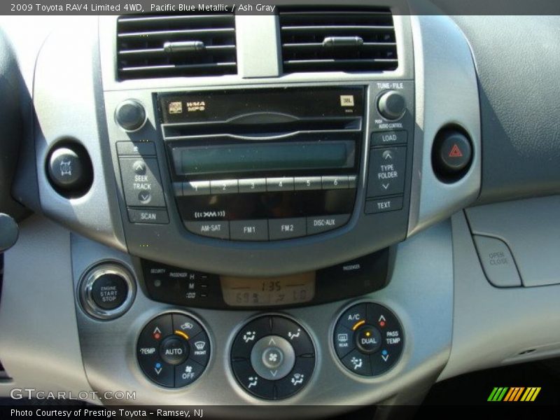 Pacific Blue Metallic / Ash Gray 2009 Toyota RAV4 Limited 4WD