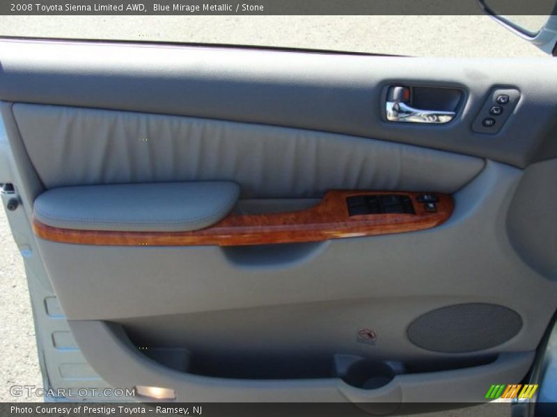 Blue Mirage Metallic / Stone 2008 Toyota Sienna Limited AWD