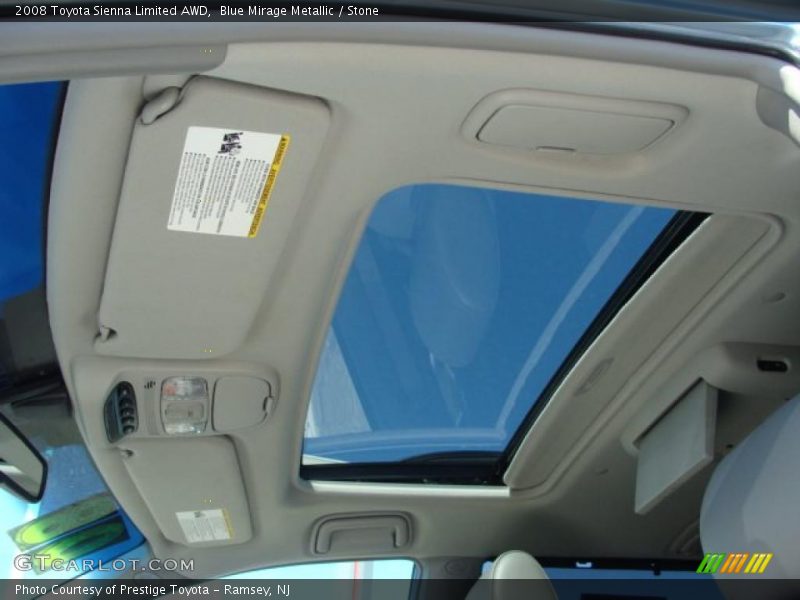 Blue Mirage Metallic / Stone 2008 Toyota Sienna Limited AWD