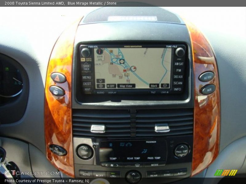 Blue Mirage Metallic / Stone 2008 Toyota Sienna Limited AWD