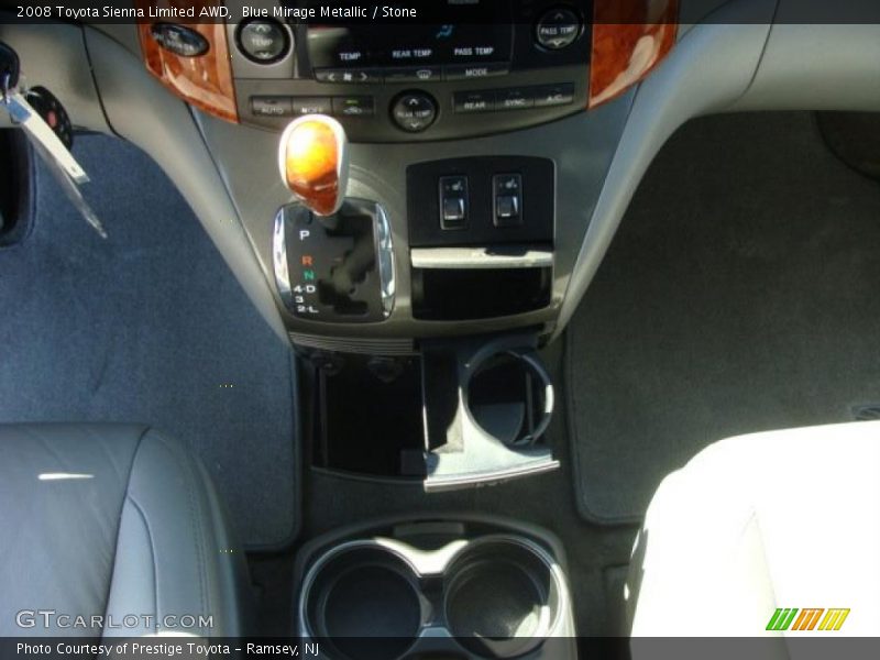 Blue Mirage Metallic / Stone 2008 Toyota Sienna Limited AWD