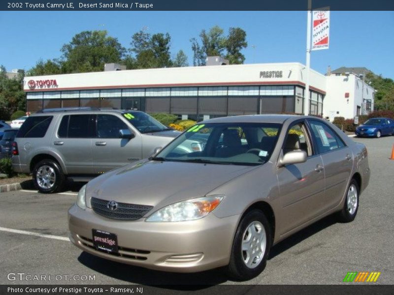 Desert Sand Mica / Taupe 2002 Toyota Camry LE