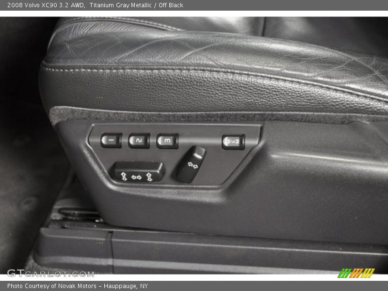Titanium Gray Metallic / Off Black 2008 Volvo XC90 3.2 AWD