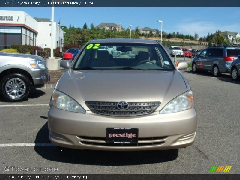 Desert Sand Mica / Taupe 2002 Toyota Camry LE