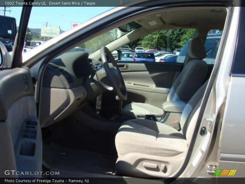 Desert Sand Mica / Taupe 2002 Toyota Camry LE