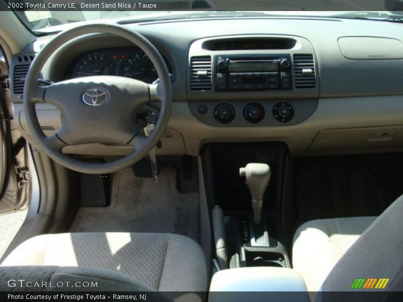 Desert Sand Mica / Taupe 2002 Toyota Camry LE