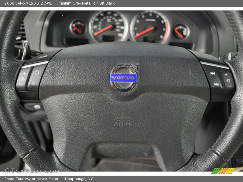 Titanium Gray Metallic / Off Black 2008 Volvo XC90 3.2 AWD