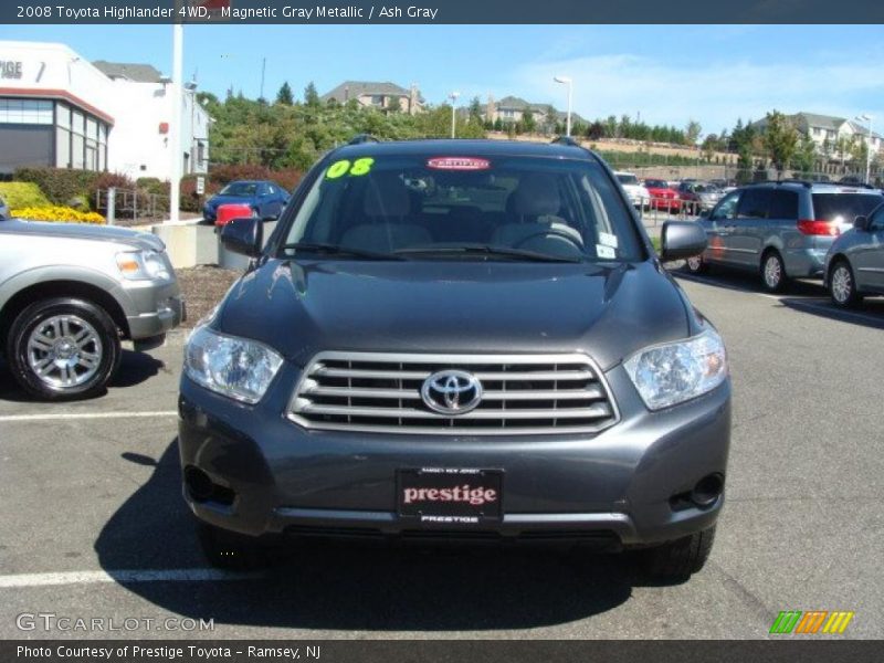 Magnetic Gray Metallic / Ash Gray 2008 Toyota Highlander 4WD