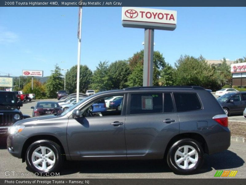 Magnetic Gray Metallic / Ash Gray 2008 Toyota Highlander 4WD