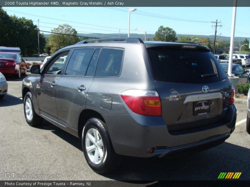 Magnetic Gray Metallic / Ash Gray 2008 Toyota Highlander 4WD