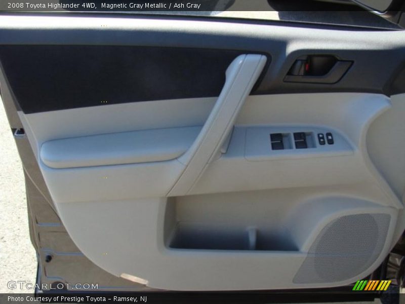 Magnetic Gray Metallic / Ash Gray 2008 Toyota Highlander 4WD